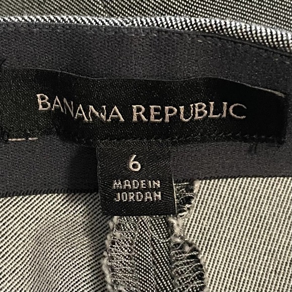Banana Republic Gray Front Seam Trouser Dress Pants 6 - Picture 4 of 6